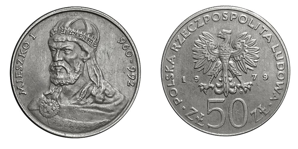 Monety polskie ze znakiem mennicy Warszawskiej